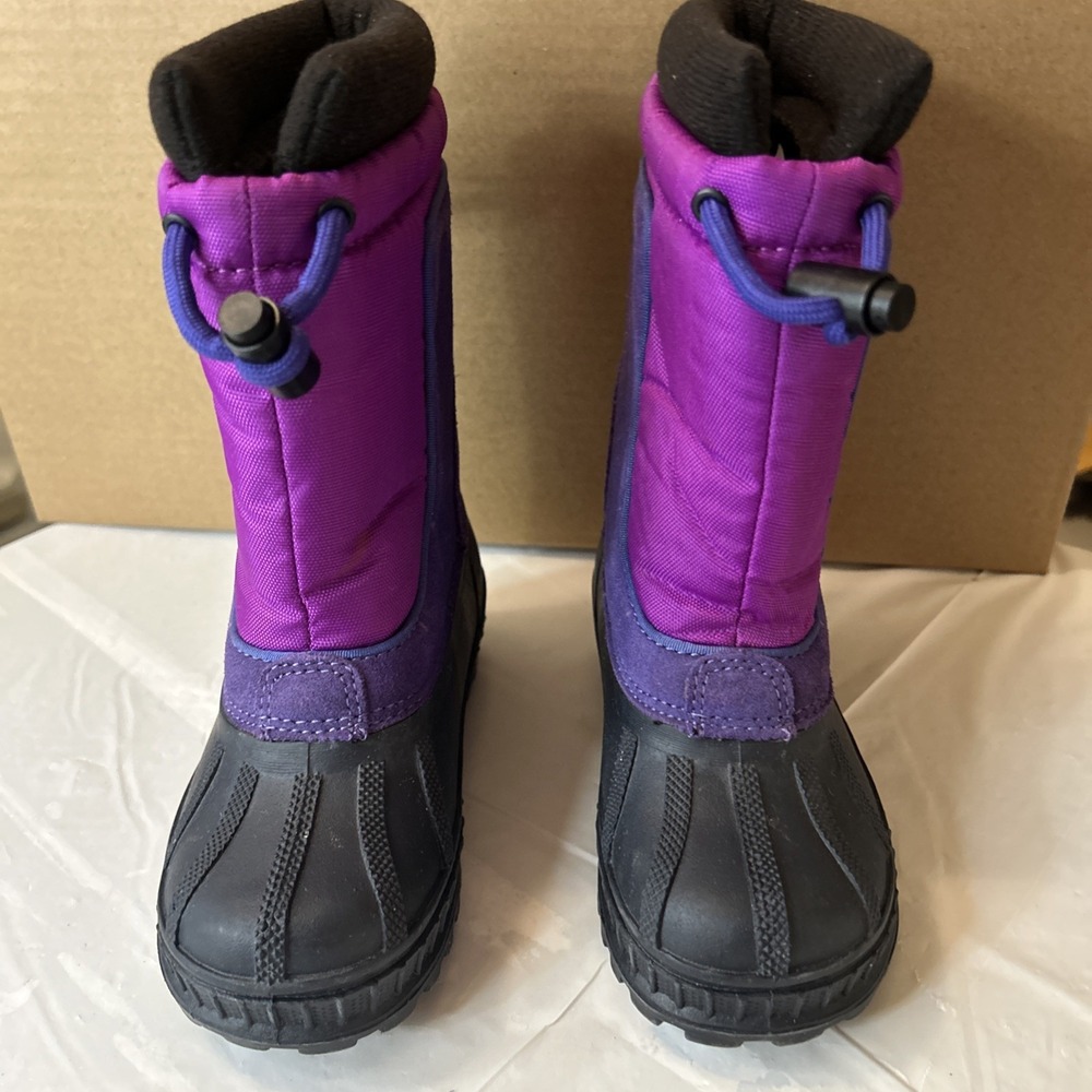 Sorel Kids Purple and Black Snow Boots